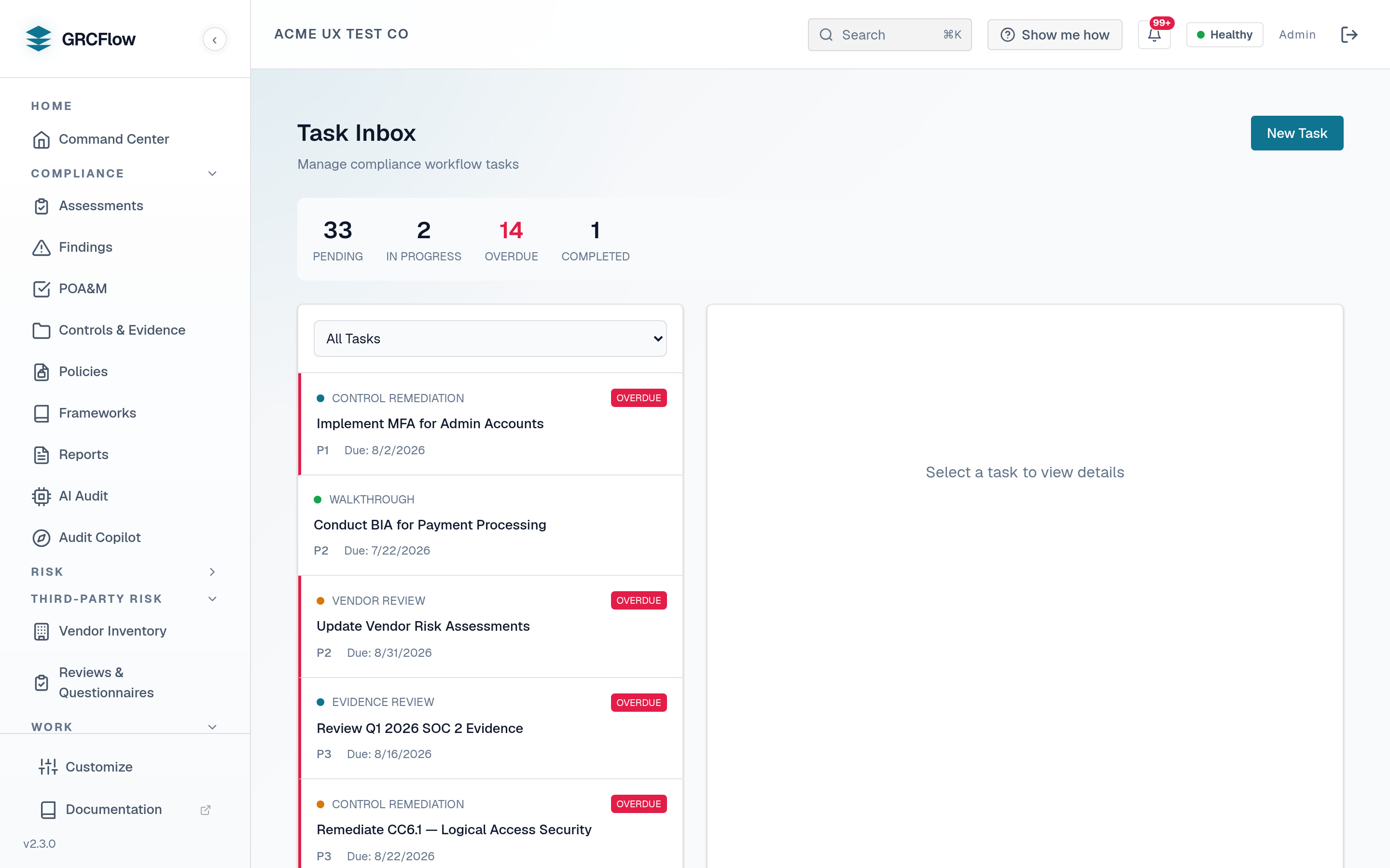 Tasks